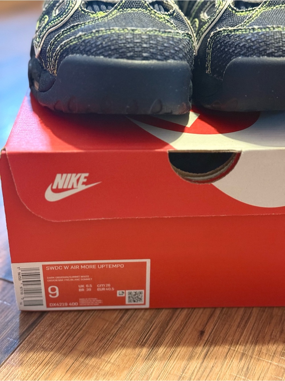Nike Serena Williams Design Crew x Women's Air More Uptempo Denim Shoes - Picture 7 of 8